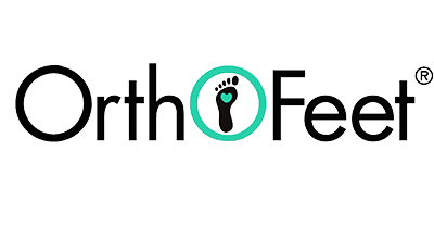 OrthoFeet – Logo der Schuhmarke.